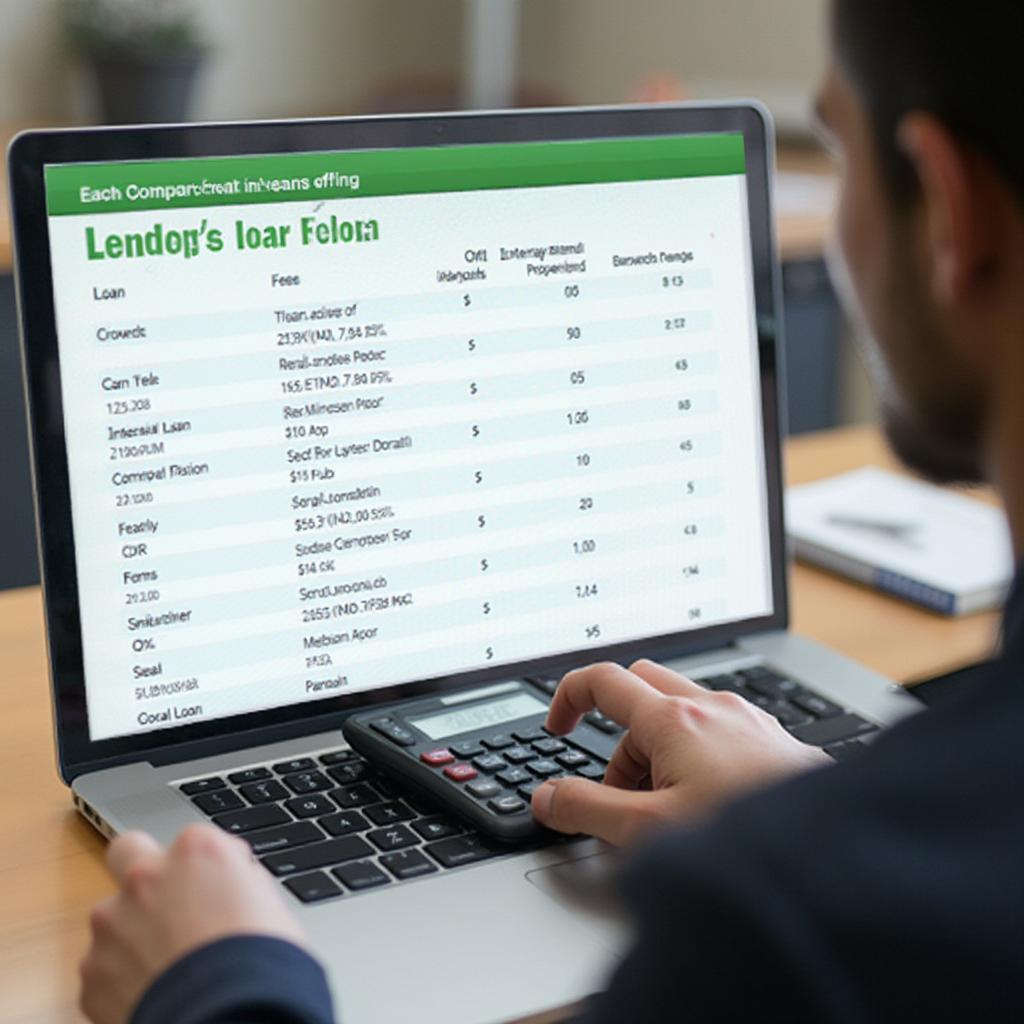 Comparing Loan Offers Online