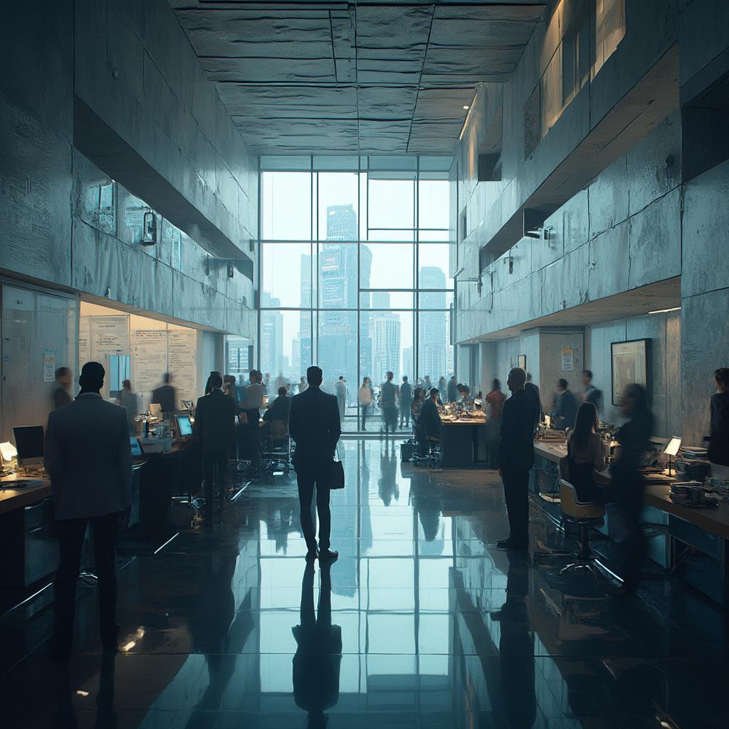Inside a Corporate Law Firm Office