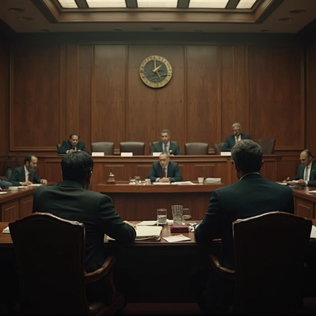 Courtroom Drama Scene from a Netflix Indian Series