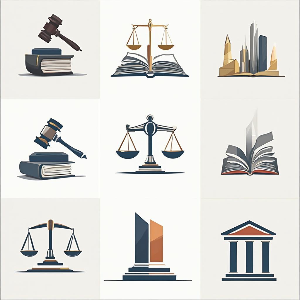 Lawyer Logo Visual Elements Symbolism