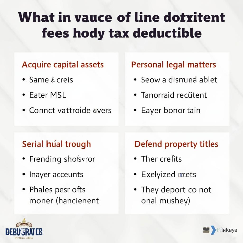 Non-Deductible Lawyer Retainer Fees: Examples