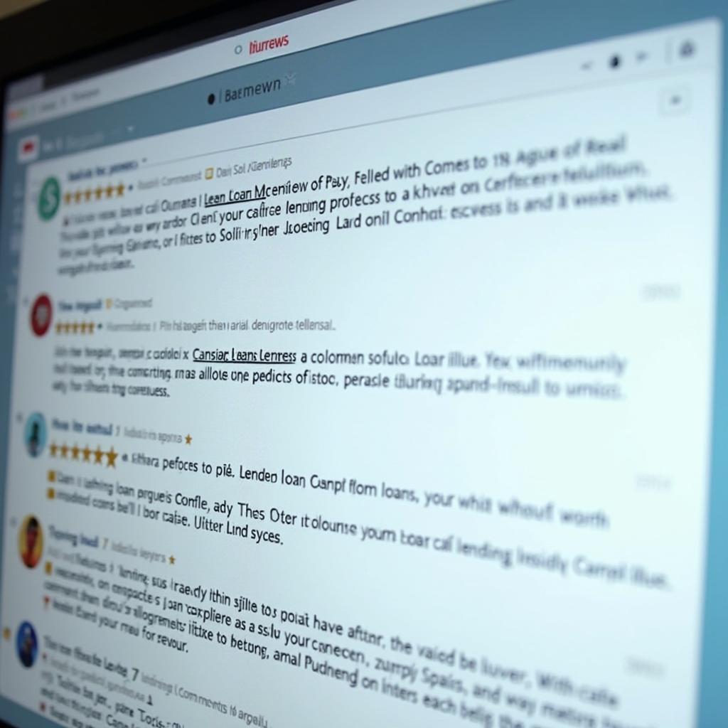Checking Online Lender Reviews