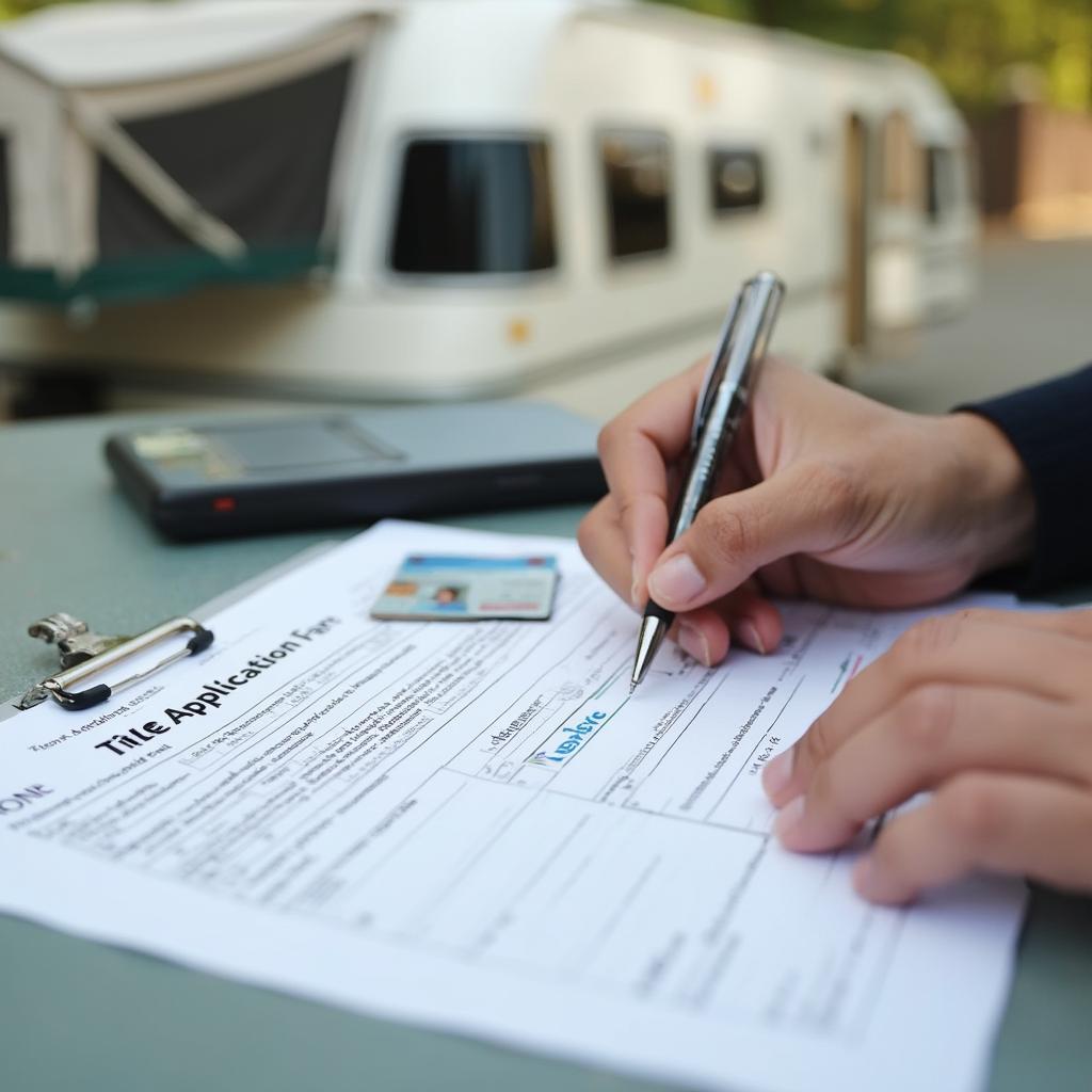 Applying for a Title Loan on a Travel Trailer