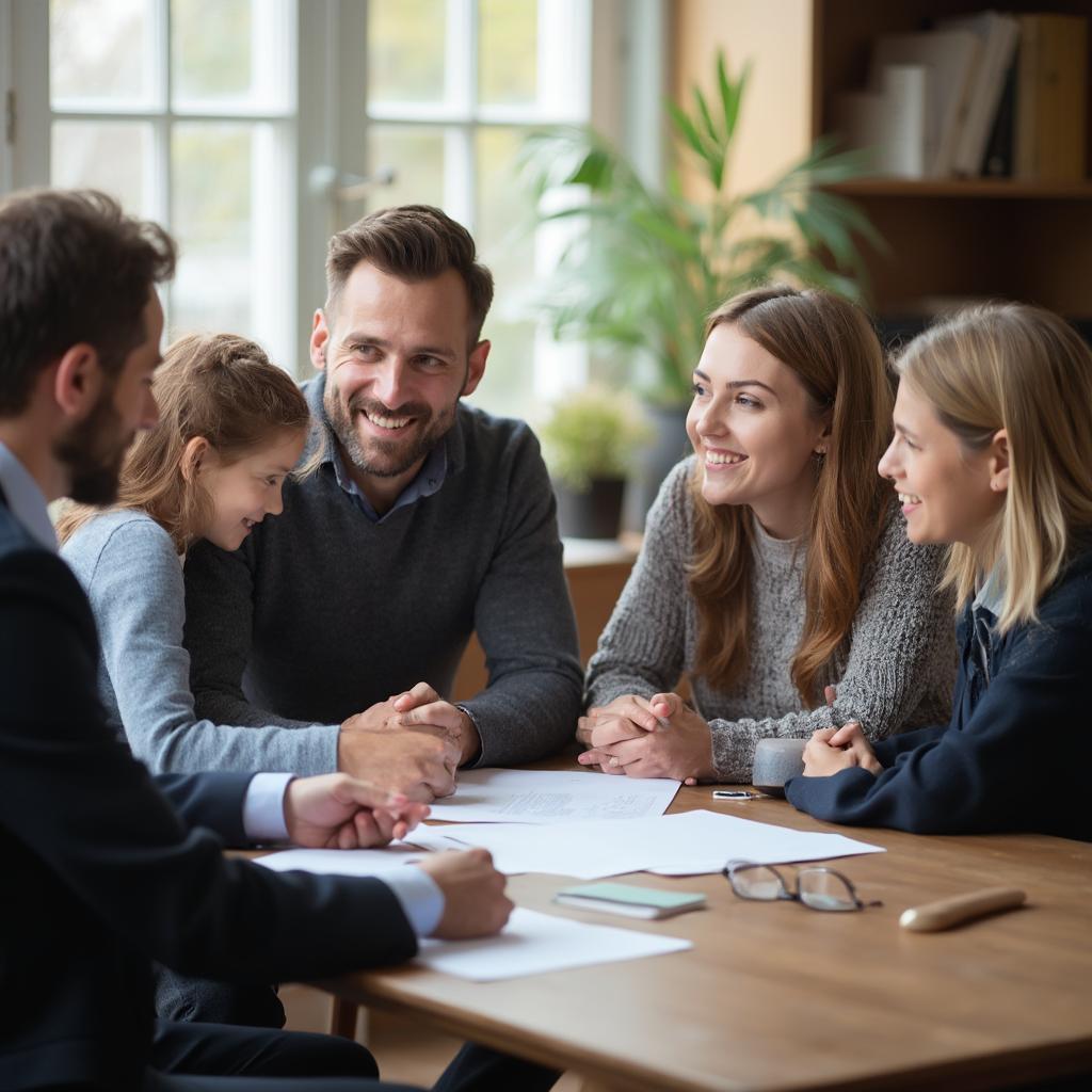 Family Meeting with Lawyer about Estate Planning